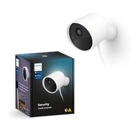 Philips Hue Secure - Cámara de seguridad inteligente con cable para el hogar, color blanco, 1 paquete, video HD 1080P, visión nocturna, detección de movimiento, conversación bidireccional, interior