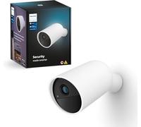 Philips Hue Secure - Cámara de Video Vigilancia inteligente para Exteriores/Interiores, inalámbrica (color blanco), Full HD Video, fácil de instalar, Control de Vigilancia y Luz con solo una app