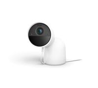 Philips Hue Cámara de Escritorio Secure, resolución de vídeo 2K, activación de notificaciones, Audio bidireccional, integración con Luces Hue, diseño Compacto, Soporte de Escritorio Elegante, Blanca
