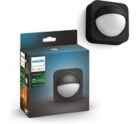 Philips Hue - Sensor de movimiento exterior, Accesorio para bombillas y lámparas inteligentes Hue, Compatible con Alexa y Google Home, Negro
