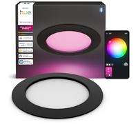 Philips Plafón LED empotrable Slim 1500 lm 170 mm 1000K-20000K Regulación ultrabaja Negro Pack de 3