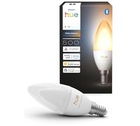 Philips Hue Smart Bombilla LED Vela, B39, E14, 1 Ud, White Ambiance, Luz de Espectro Completo 1000 K-20000 K, 500 lm, Regulación Ultrabaja, Alexa, Google Home, Apple Home