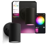 Philips Hue Struana Foco de Pared LED para Exterior | White and Color Ambiance, CCT 2000 K-6500 K, Resistente a UV, IP44, Luz Suave, Jardín, Alexa, Google Home, Apple Home
