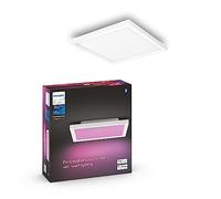 Philips Luz de panel cuadrado Hue Surimu 30x30 cm blanco y color, Bluetooth, Alexa/Google/HomeKit