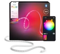 Philips Hue Tira de Luces LED Inteligente con Microleds OmniGlow de 10 metros, 4500 lm, color y ambiente vibrante, iluminación interior flexible, luz uniforme, recortable, control por aplicación y voz