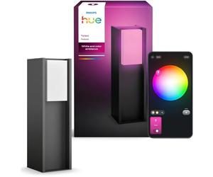 Philips Hue Turaco Baliza de perfil bajo - Gris antracita