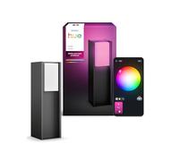Philips Lámpara de Pedestal Hue Turaco Exterior 1100 lm Regulable IP44 Compatible Matter, Zigbee