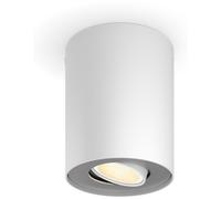Philips Hue White ambiance, foco empotrable Pillar, modelo ampliado, iluminación puntual inteligente, Bluetooth/Zigbee, blanco, LED, metal, GU10