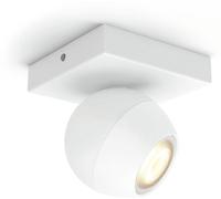 Philips Hue White ambiance, foco reflector Buckram, iluminación puntual inteligente, Bluetooth/Zigbee, blanco, LED, metal, GU10