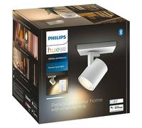 Philips Hue Runner Foco LED Inteligente + Interruptor Regulador, Bombilla LED GU10 de 5 W, Luz Blanca de Cálida a Fría, Regulable, Color por App y Voz, Compatible con Alexa y Google Home, Color Blanco