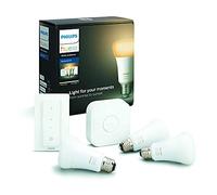 Philips Hue White Ambiance Starter Set 3 x E27 LED lámpara BT + Bridge + Dimmschalter