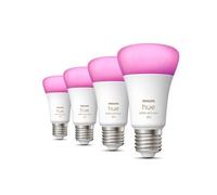 Philips Hue White And Color Ambiance Bombilla Inteligente A60 - E27 - 800 (paquete De 4)