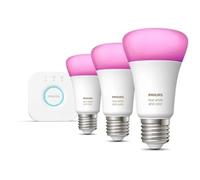 Philips Hue Kit de inicio White and Color Ambiance 3x E27 75W Bluetooth Alexa Google Homekit Nuevo