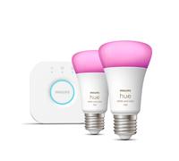 Philips Hue White and Color ambiance Kit de inicio: 2 bombillas inteligentes E27 (1100)