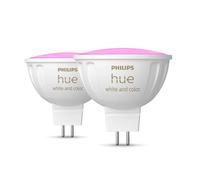 Philips Hue White and Color Ambiance MR16 Pack de 2