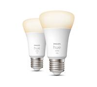 Philips Hue White Bombilla Inteligente A60 - E27 - 1100 (paquete De 2)