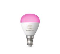 Philips Hue White & Color Ambiance Bombilla Esférica - Bombilla Inteligente E14