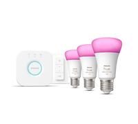PHILIPS Hue White & Color Ambiance - E27 x3 Kit básico y control remoto Hue