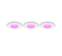 Philips Hue White & Color Ambiance Empotrable Fino 90 mm Paquete De 3 - Blanco