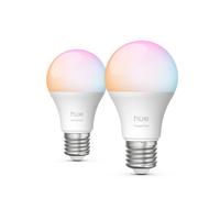 Philips Hue White & Color Ambiance Essential A60 - Bombilla Inteligente E27 - 806 lm - 8 w - Pack De 2