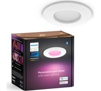 Philips Hue White & Color Ambiance, foco empotrado Slim de 90 mm, color blanco