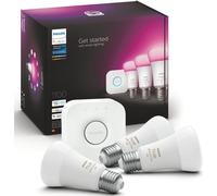 Philips Hue Kit de inicio White and Color Ambiance 3x E27 75W Bluetooth Alexa Google Homekit Nuevo