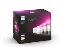 PHILIPS Hue White & Color Ambiance - Kit de inicio E27 x3 y mando a distancia Hue - Nuevo