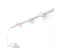 Philips Hue White & Color Ambiance Kit Perifo Base De Pared Recto (3 Focos) Blanco