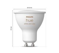 Philips Hue LED Lámpara GU10 400lm Color Blanco Amb.