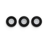 Philips Focos empotrables Hue Xamento – Set 3, 7W, luz blanca y de colores, Bluetooth, Alexa y Google, negro