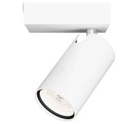 Philips Idris - Foco de Baño (1luz), bombillas GU10 no incluida, Blanco, IP44, Resistente al agua
