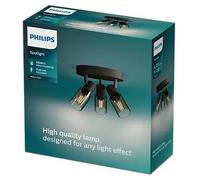Philips, juego de 3 focos empotrables de techo o pared "Palms", tipo riel, casquillo E14, para 3 bombillas, tecnología LED, 220-240 V, color