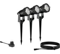 Philips, Lámpara de jardín empotrable Caper, 1,5 W, Iluminación exterior para jardín, Color , Plástico, IP44, Adecuada para terrazas y jardines, Clase II