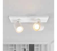 Philips Foco doble LED de interior myLiving Runner blanco metal GU10 bombillas incluidas