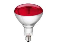 Philips Bombilla de luz infrarroja 57521025 IR 250W E27 230-250V con reflector Rojo