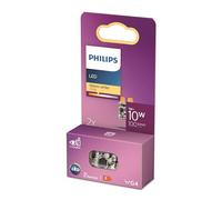 Philips LED Bombilla estándar, recambio halógenas de 10 W, casquillo G4, luz blanca cálida de 2700 K, pack de 2