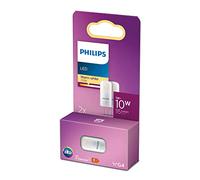 Philips Bombilla LED cápsula 10W G4 12V luz blanca cálida no regulable Pack de 2 unidades