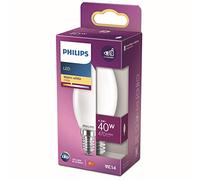Philips bombilla LED E14 Luz Cálida Mate (4,3W)