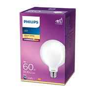 Philips LEDclassic 60 W, E27, blanco cálido (2700 Kelvin), 806 lúmenes, bombilla LED mate, cristal, 7 W
