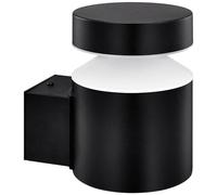 PHILIPS Lighting: Aplique pared Exterior Laven, 6W, 2700K luz blanca cálida, negro, resistente a intemperie IP44