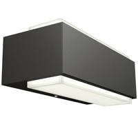 Philips Aplique de pared exterior Stratosphere – LED 3,8W 2700K cálida Antracita IP44 2 luces