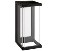 Philips Lighting: Aplique pared Exterior Ulyzo, 12W, 2700K luz branca cálida, negro, resistente a intemperie IP44