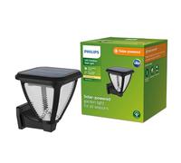 Philips Aplique de Pared Exterior Vapora LED solar Negro