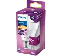 PHILIPS Lighting - Bombilla LED, Con Sensor de Movimiento, casquillo E27, 8W, 2700K (blanco cálido