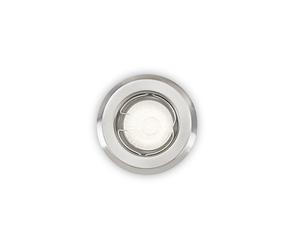 Philips lighting foco individual fijo empotrable sin bombilla, gris, 9