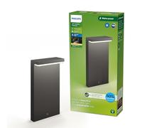 Philips Lighting: Luz Led Ultraeficiente Iluminación Camino Bustan, 3.8W, 2700K, Antracita, resistente intemperie IP44