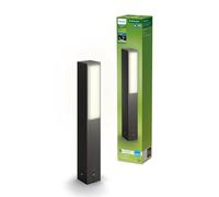 Philips Lighting: Luz Led Ultraeficiente Iluminación Camino Stratosphere, 3.8W, 4000K luz blanca neutra, Antracita, resistente intemperie IP44