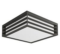 Philips Lighting myGarden MoonshinE Aplique y/o plafón, iluminación exterior, resistente a la humedad y la intemperie, IP44, casquillo E27, antracita