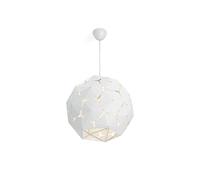 Philips Lighting White Suspension Light Philips Smart Volume Corkwood - Lámpara colgante, bombilla no incluida, no regulable, crea atractivos efectos de iluminación E27, 60 W, Blanco