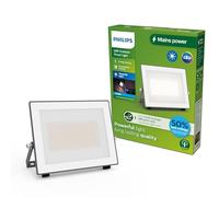 Philips Lois Foco de Exterior Ultra eficientecon sensor de movimiento, 24 W, 5000 K, Antracita